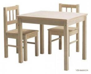 Детский комплект(столик+2 стульчика)