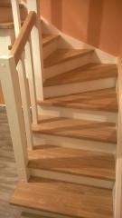 Лестница из массива сосны, лиственницы, ясеня 1 сорта