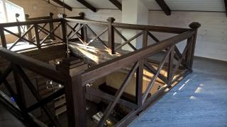 Лестница из массива сосны, лиственницы,  1 сорта